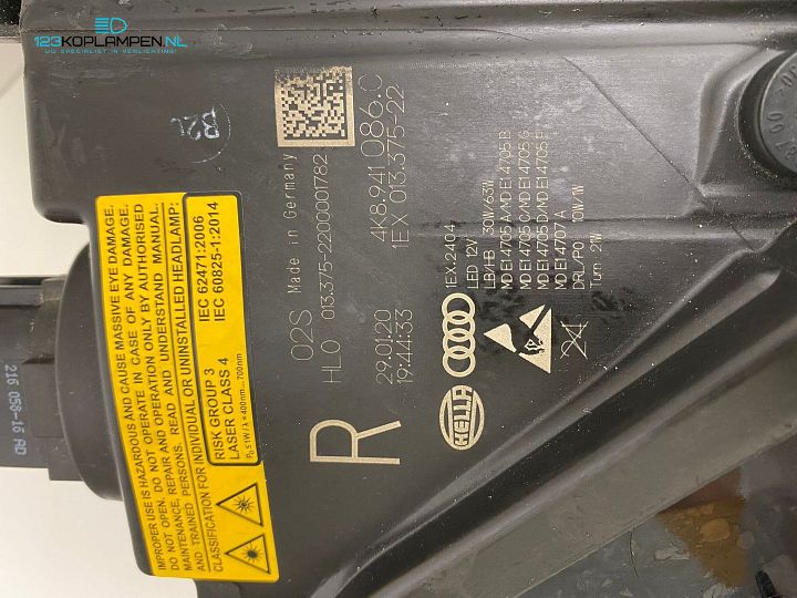 (VR) Audi RS6 RS7 C8 4K Laser Led koplamp rechts compleet – Foto 6