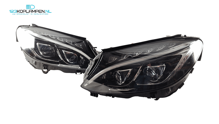Mercedes W205 C Klasse Full Led ILS koplamp links rechts compleet
