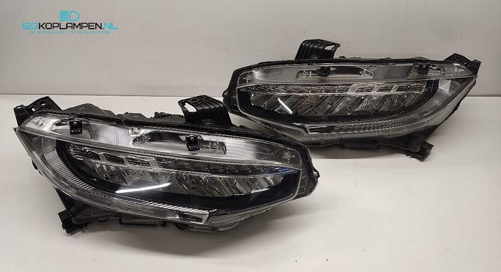 Honda Civic X Full Led Koplamp links rechts – Foto 3