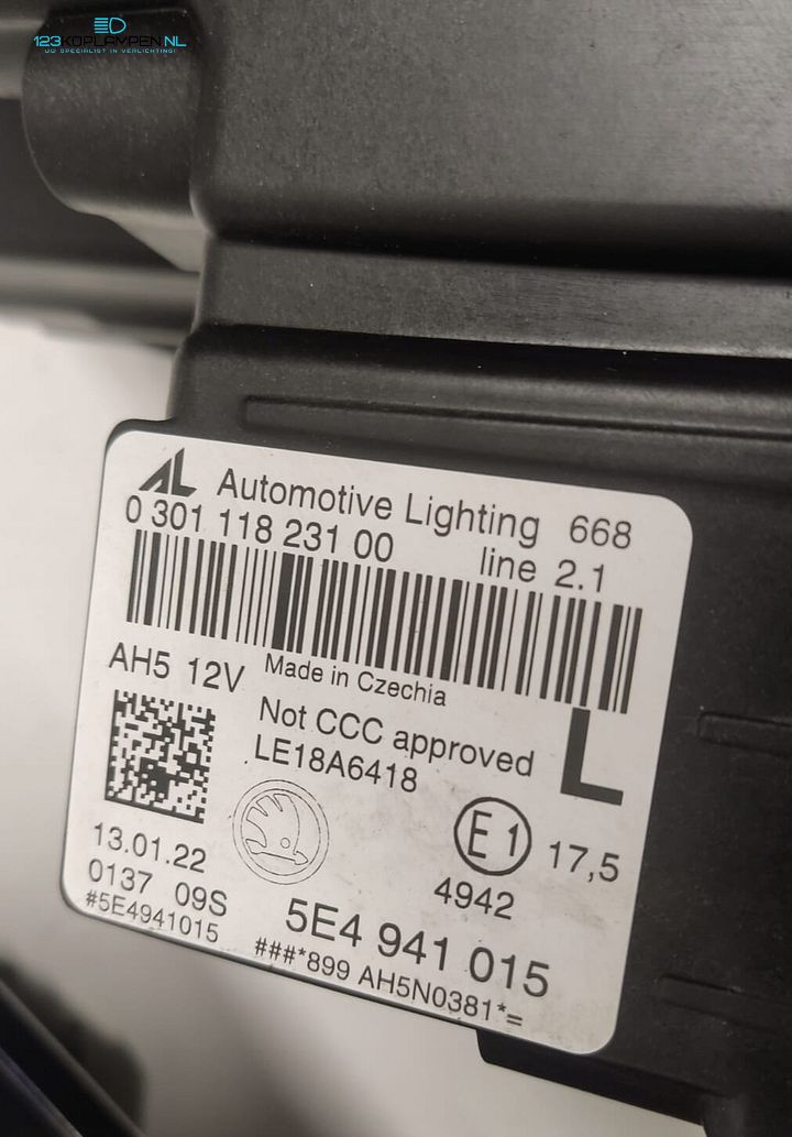 Skoda Octavia 3 5E Led Koplamp links rechts – Foto 9