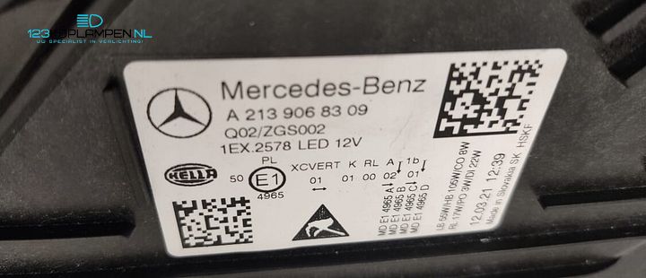 Mercedes E Klasse W213 Multibeam Facelift Full Led koplamp links – Foto 7