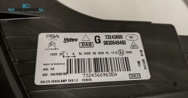 Citroen C4 3 Full Led koplamp links – Foto 9
