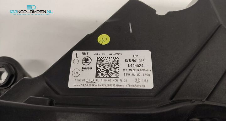 Skoda Fabia 4 6V Led Black koplamp links – Foto 7