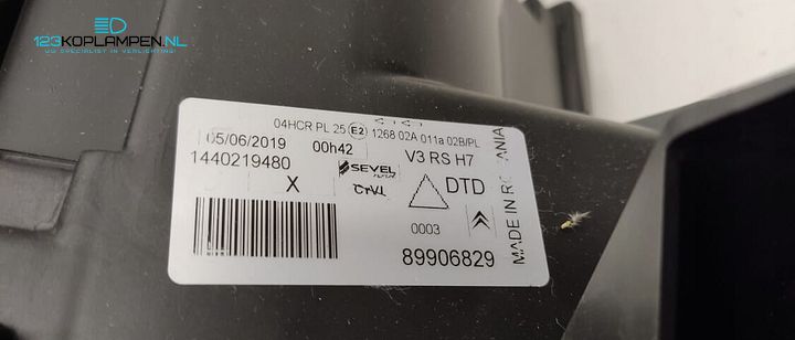 Citroen C8 koplamp rechts – Foto 7