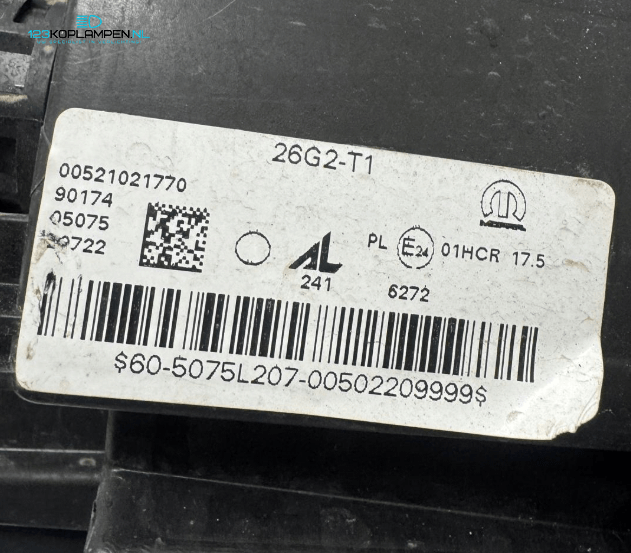 Fiat 500 X Halogeen koplamp rechts – Foto 8