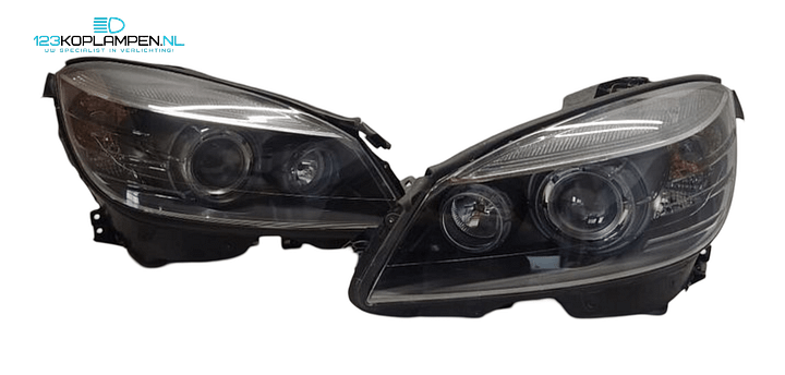 Mercedes C Klasse W204 AMG Xenon koplamp links rechts 
