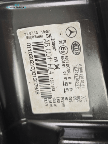 Mercedes Sprinter W906 Facelift Bi Xenon Led koplamp links rechts – Foto 9