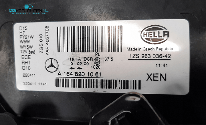 Mercedes M Klasse W164 ML Facelift Xenon koplamp links rechts – Foto 11
