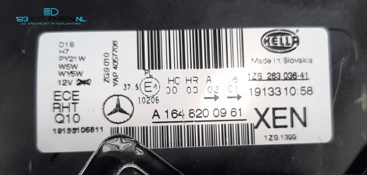 Mercedes M Klasse W164 ML Facelift Xenon koplamp links rechts – Foto 12
