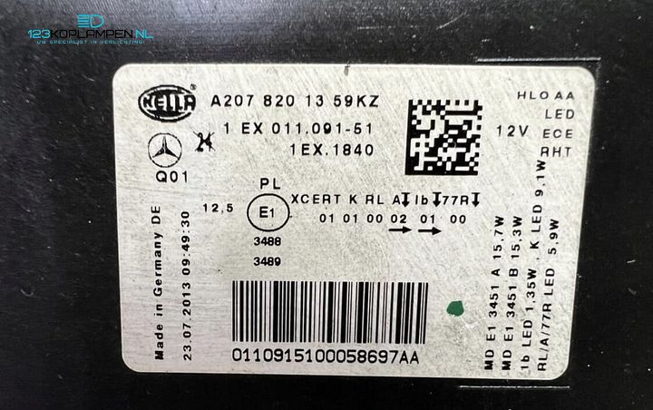 Mercedes E Klasse W207 Facelift Full Led Koplamp links – Foto 10
