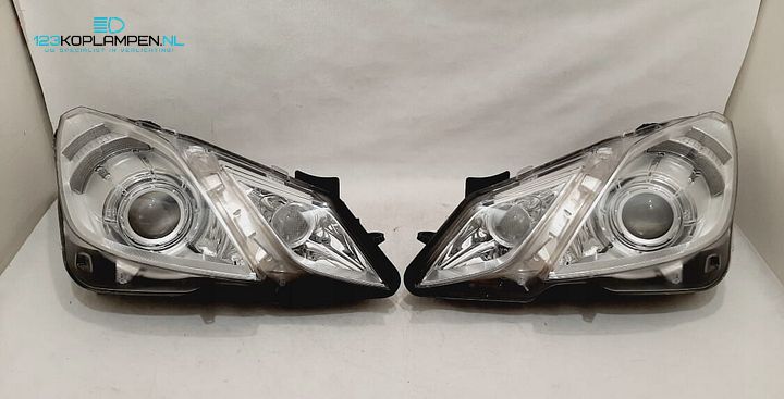 Mercedes E Klasse W207 Bi Xenon Koplamp links rechts – Foto 2