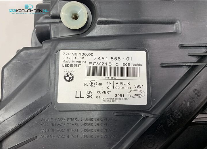 BMW 7 Serie G11 G12 Full Led Laser koplamp links rechts – Foto 11