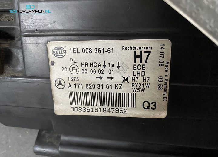 Mercedes SLK W171 Koplamp links rechts – Foto 16