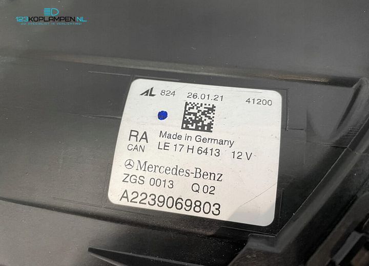 Mercedes S Klasse W223 Digital Light White Full LED koplamp links rechts – Foto 12