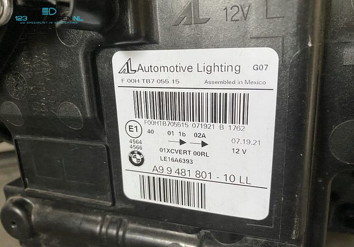 BMW X7 G07 Laser Light Full LED koplamp links – Foto 9