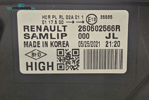 Renault Arkana Full Led High 260602566R koplamp links – Foto 5