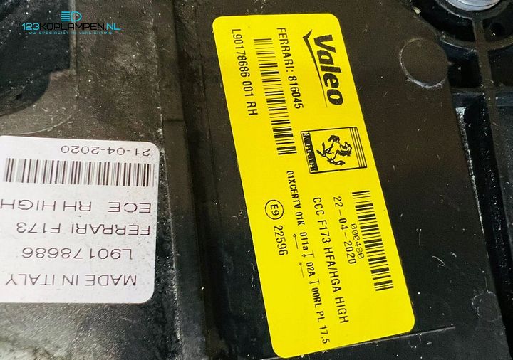 Ferrari SF90 Xenon Led koplamp links rechts  – Foto 14