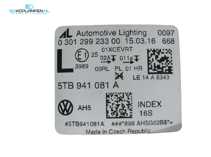 Volkswagen Touran 5TB Full LED koplamp koplampen  – Foto 7