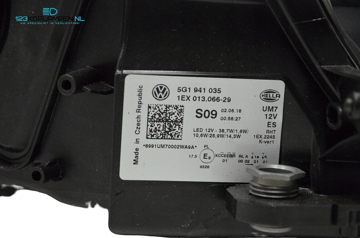 Volkswagen Golf 7 7.5 facelift Full LED koplamp koplampen  – Foto 8
