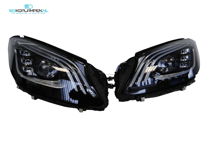 Mercedes S Klasse W222 facelift Multibeam LED koplamp koplampen 
