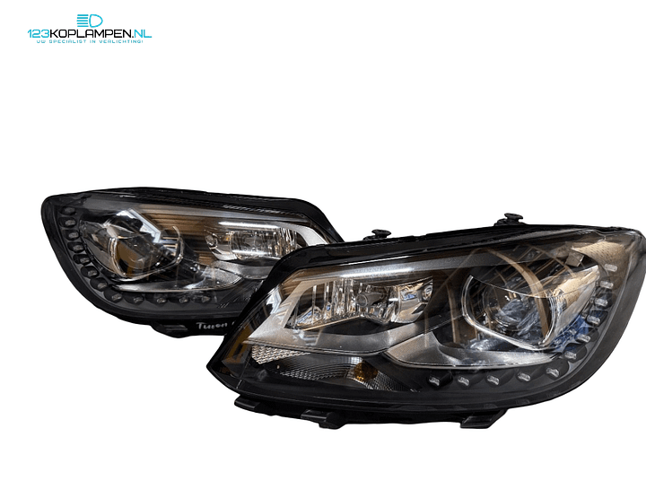 Volkswagen Touran 1T1 facelift Xenon LED koplamp koplampen 