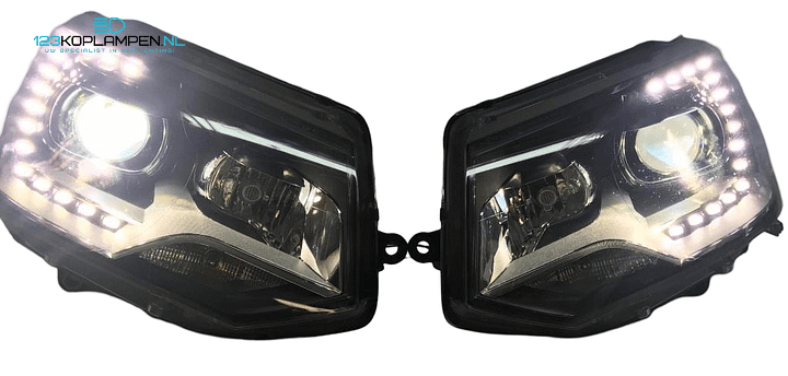 Volkswagen Transporter T5 facelift Xenon LED koplampen koplamp – Foto 4