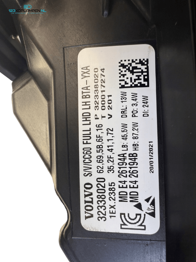 Volvo V60 S60 Full LED koplamp koplampen links rechts – Foto 7