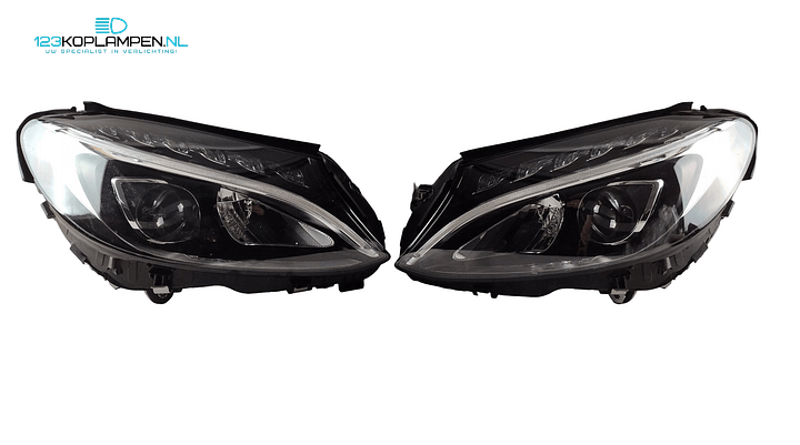 Mercedes C Klasse W205 Full LED koplamp links rechts