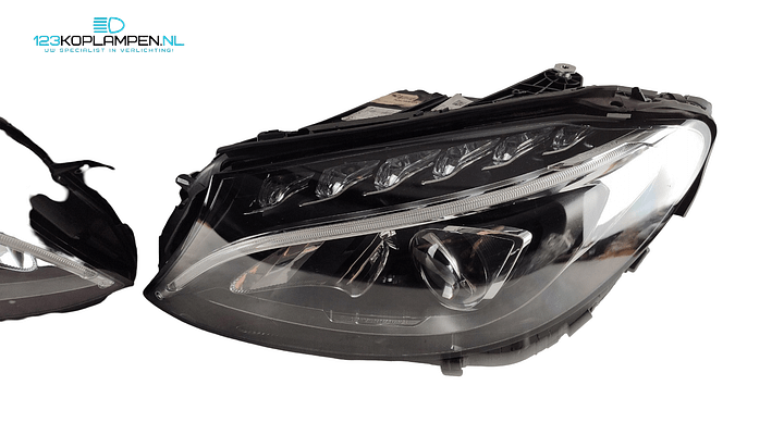 Mercedes C Klasse W205 Full LED koplamp links rechts – Foto 4
