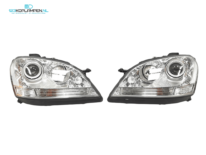 Mercedes ML W164 facelift Bi-Xenon LED koplamp koplampen links rechts