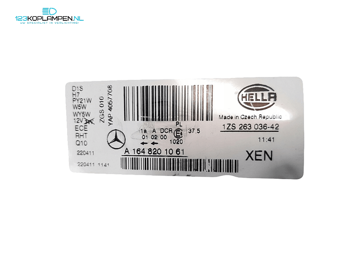 Mercedes ML W164 facelift Bi-Xenon LED koplamp koplampen links rechts – Foto 7
