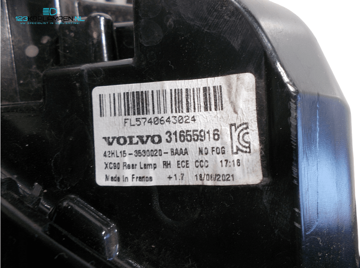 Volvo XC90 II achterlichten achterlicht  – Photo 6