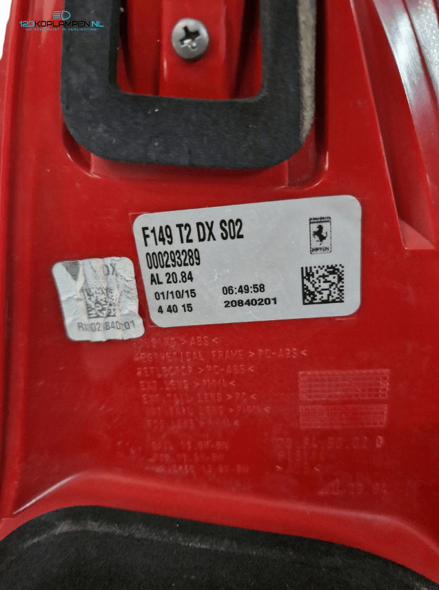 Ferrari California T F149 facelift achterlichten achterlicht  – Foto 7