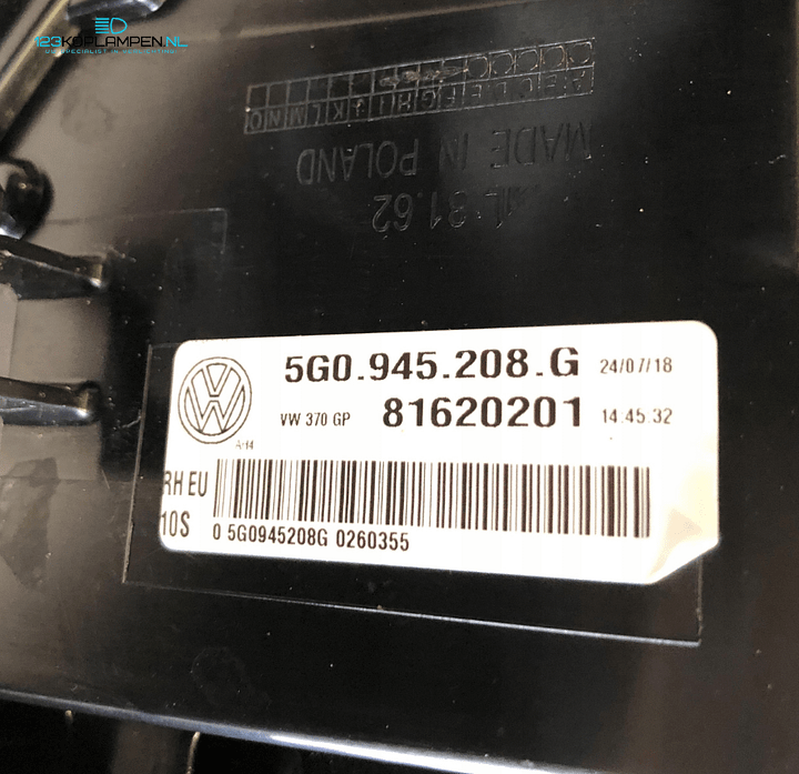 Volkswagen Golf 7 7.5 facelift dynamisch achterlichten achterlicht  – Foto 6