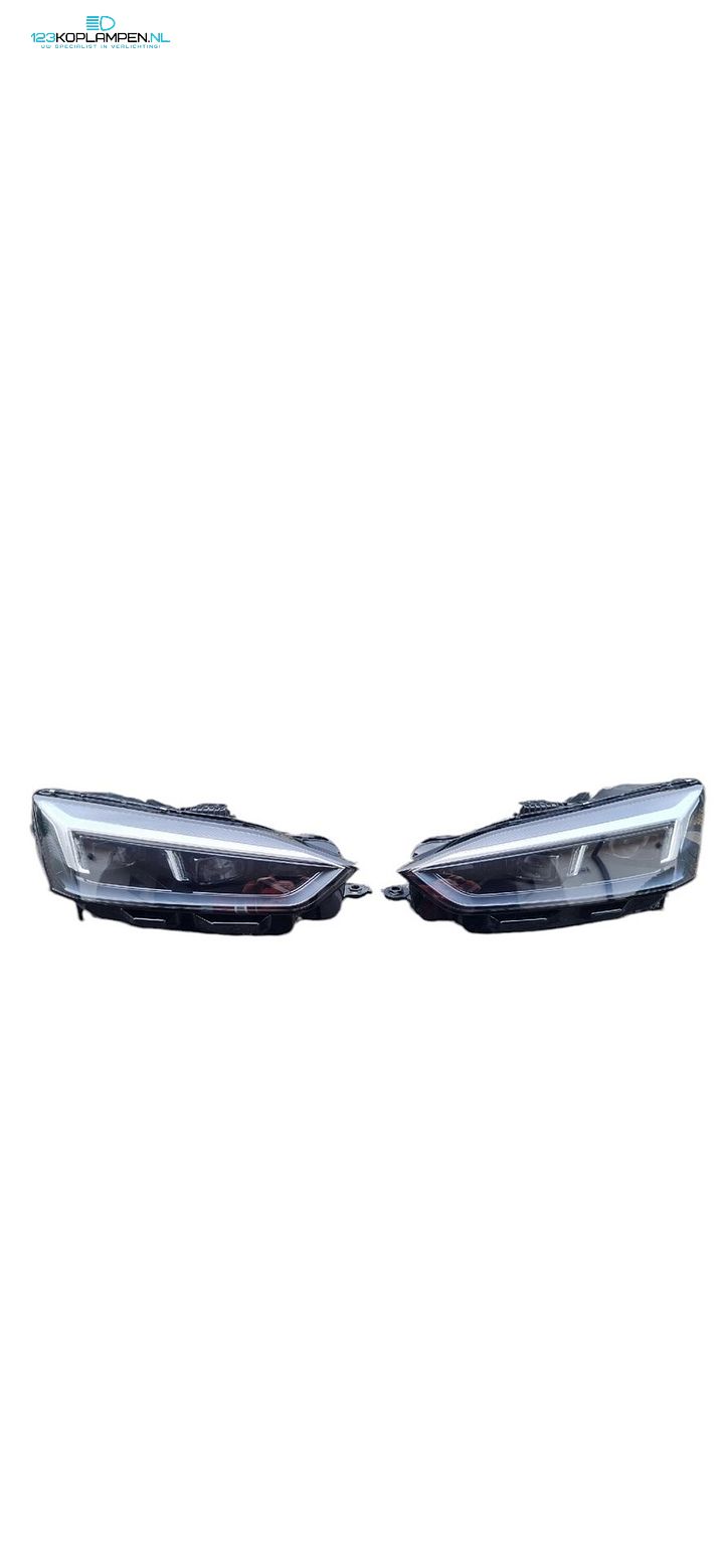 Audi A5 RS5 8W Full LED Matrix Black Koplampen Set 8W6941035C / 8W6941036C