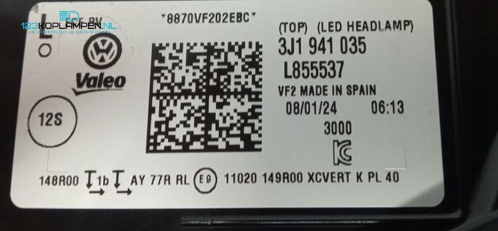 VW Passat 3J1 IQ Light Matrix LED Koplampen Set 3J1941035 / 3J1941036 – Compleet met modules – Foto 8