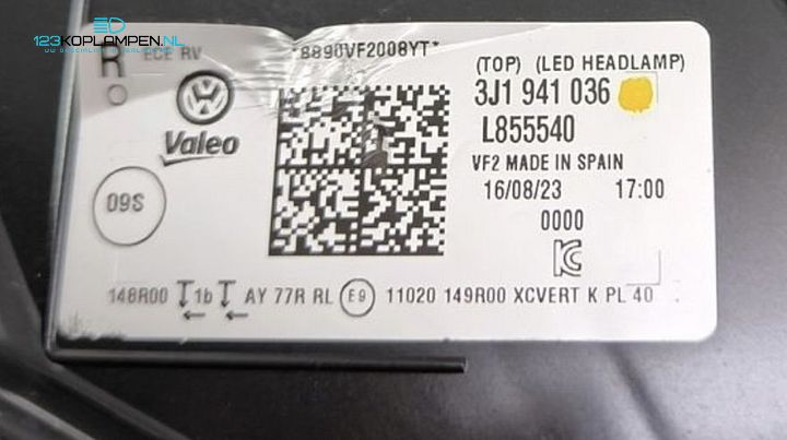 VW Passat 3J1 IQ Light Matrix LED Koplamp Rechts 3J1941036 – Compleet met modules – Foto 8