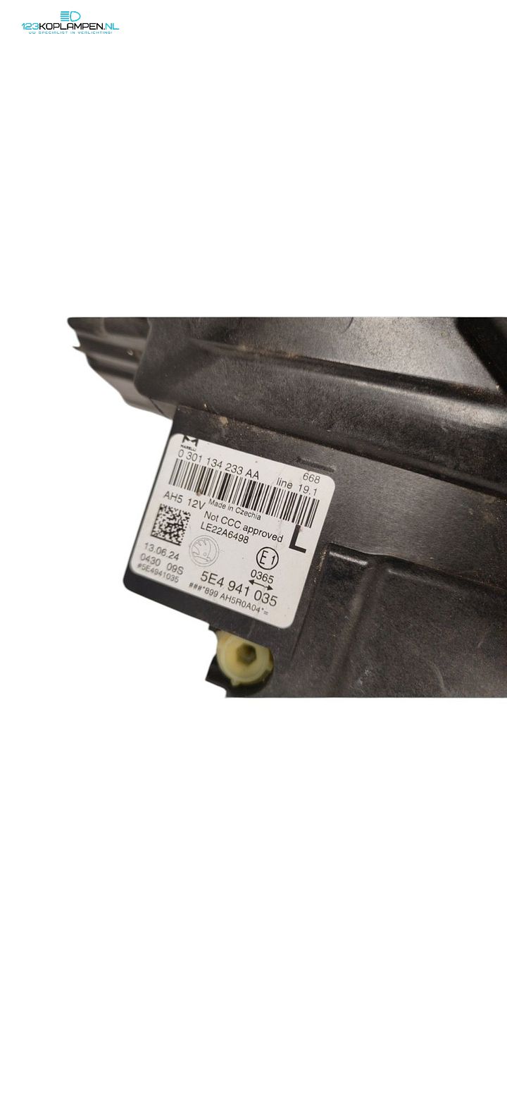 Skoda Octavia 5E4 Facelift Full LED Crystal Lighting Koplamp Links 5E4941035 – Compleet met modules – Foto 4
