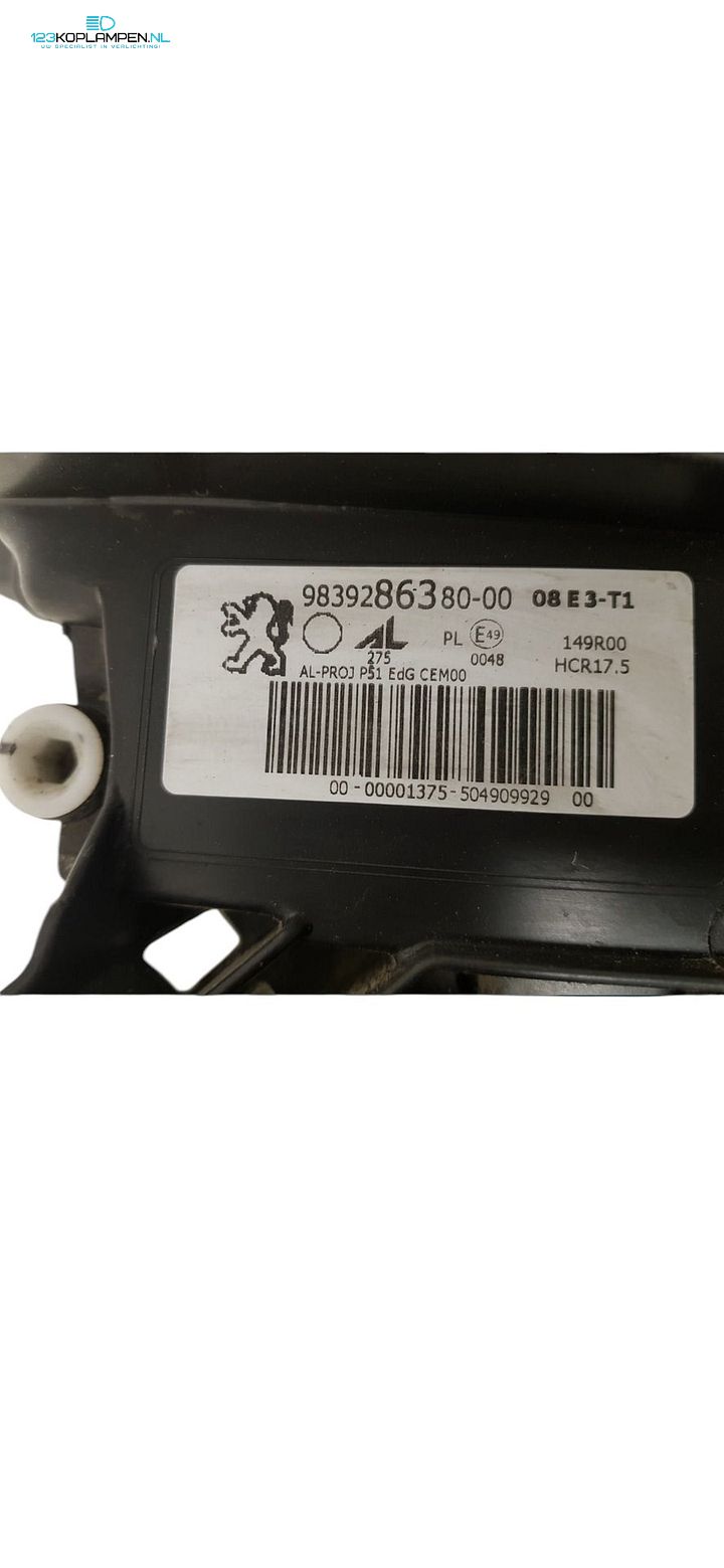 Peugeot 308 T10 Full LED Koplamp Rechts 98392863 – Compleet met modules – Foto 3