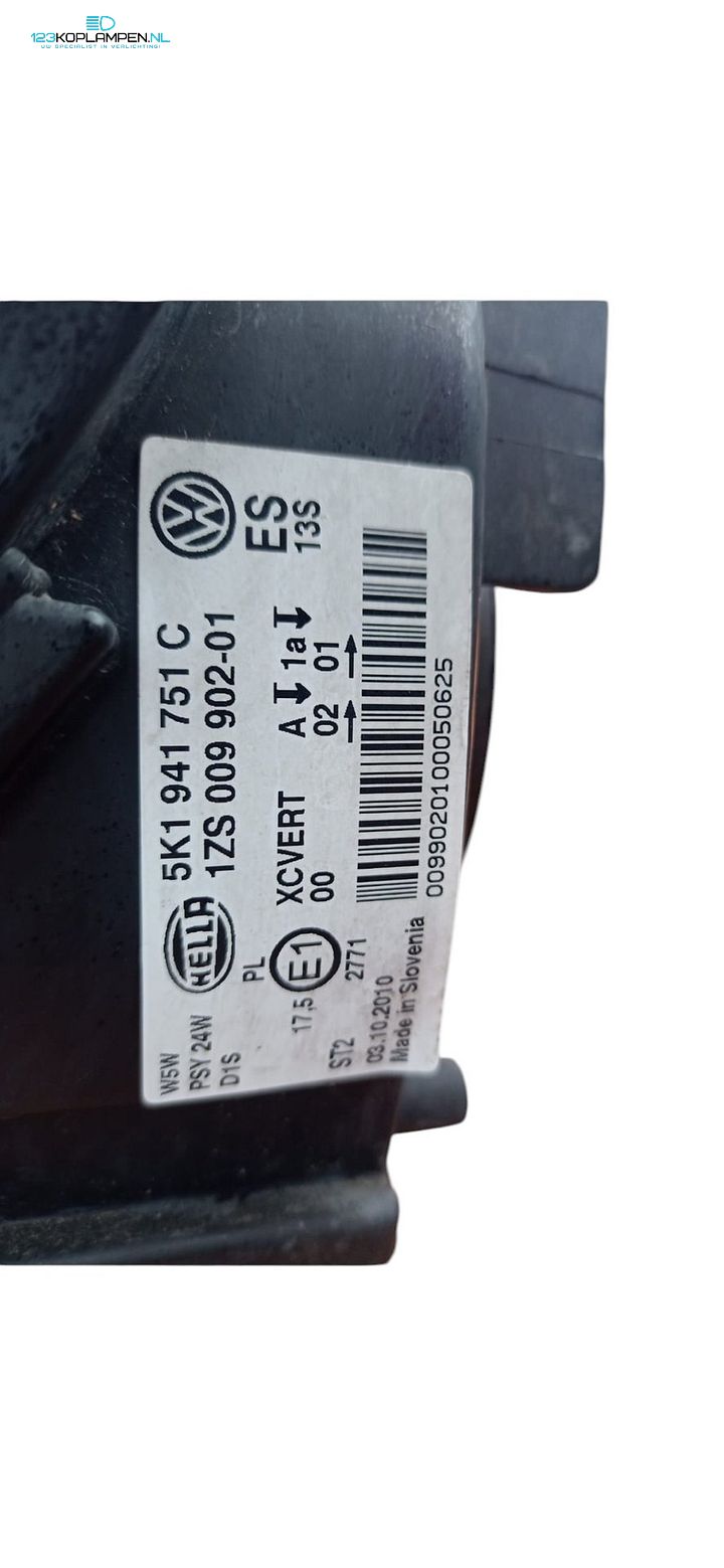 Volkswagen Golf 6 Xenon Koplamp Links 5K1941751C – Foto 5