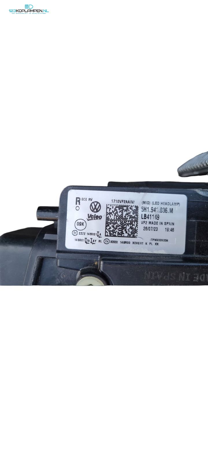Volkswagen Golf 8 Facelift Full LED GTE / R Blauw Koplamp Rechts 5H1941036M – Compleet met modules – Foto 8