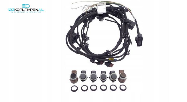 Audi Q7 4M Kabelboom 6 PDC Voetgangersbescherming Radar 4M0 971 095 AQ origineel
