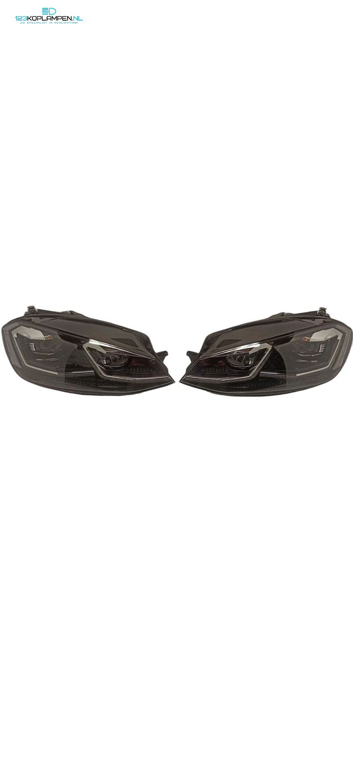 Volkswagen Golf 7 Facelift R Full LED Black Koplampen Set 5G1941081C / 5G1941082C