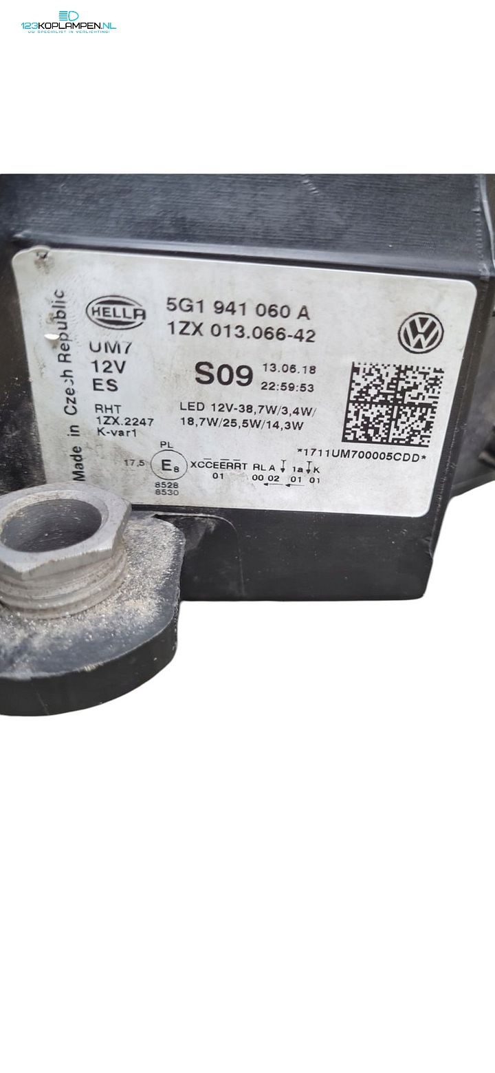 Volkswagen Golf 7 Facelift GTI Full LED Koplamp Rechts 5G1941060A – Foto 6