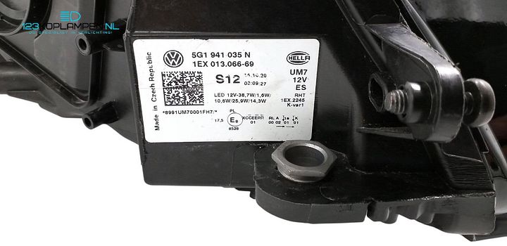 Volkswagen Golf 7 Facelift GTE Shadow Full LED Koplampen Set 5G1941035N / 5G1941036N – Foto 6