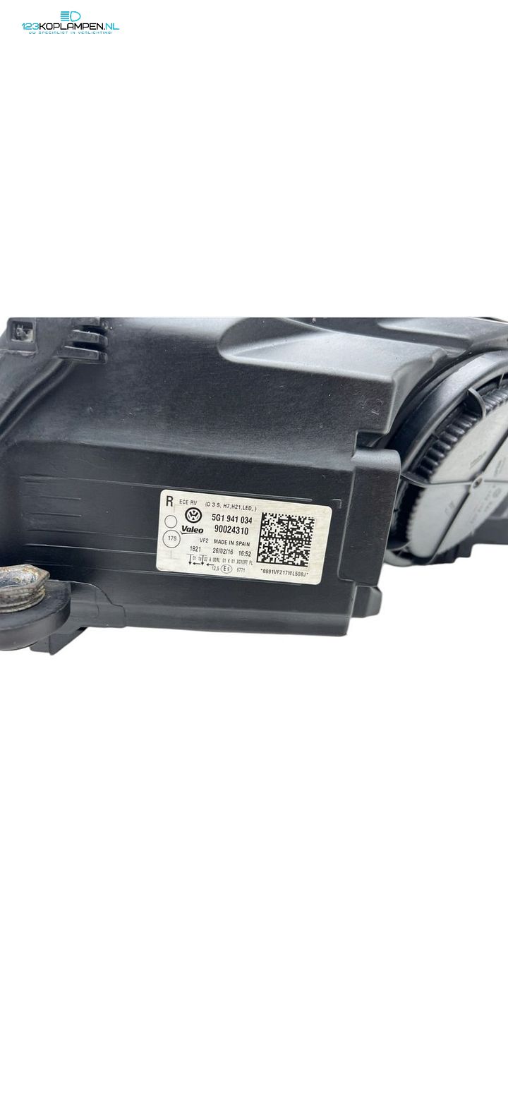 Volkswagen Golf 7 Bi-Xenon LED Koplamp Rechts 5G1941034 – Foto 5