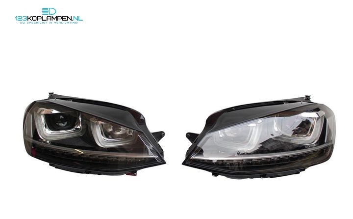 Volkswagen Golf 7 Bi-Xenon R R20 Koplampen Set 5G1941751D / 5G1941752D – Foto 2