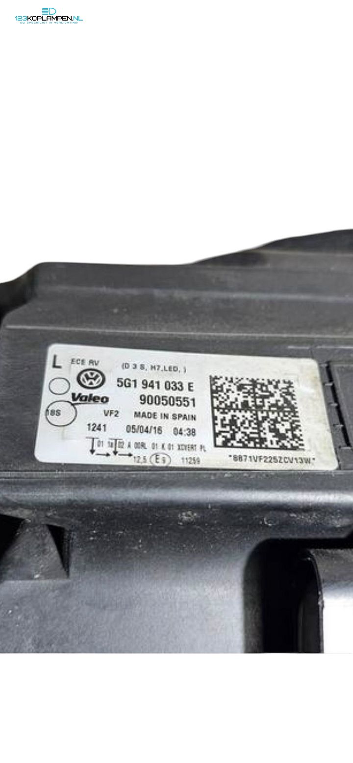 Volkswagen Golf 7 Bi-Xenon LED R R20 Koplampen Set 5G1941033E / 5G1941034E – Foto 14