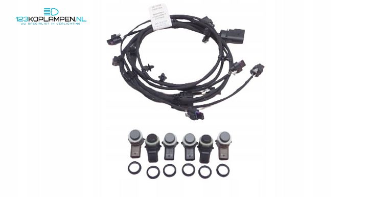Audi e-tron kabelboom voorbumper 6 PDC radar temperatuursensor 4KE971095BA