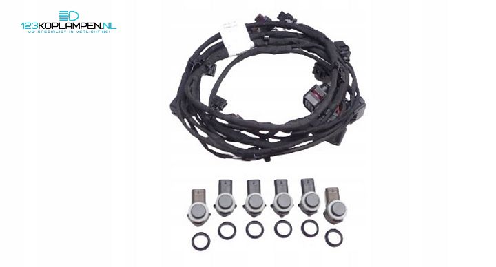 Skoda Superb 3V kabelboom voorbumper 6 PDC radar temperatuursensor LED 3V0971095AA